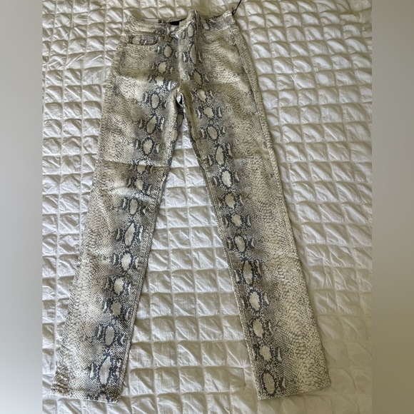 Joe's Jeans The Luna high rise cigarette in pristine snake - Picture 1 of 12
